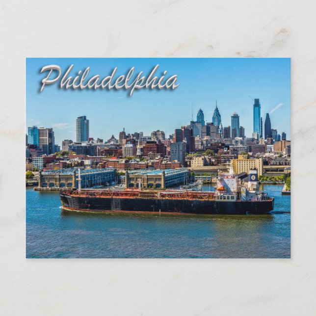 The City of Philadelphia Postcard (Front)