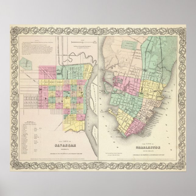 The City Of Savannah Georgia Poster (Front)