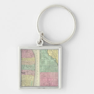 The City Of St Louis Missouri Key Ring