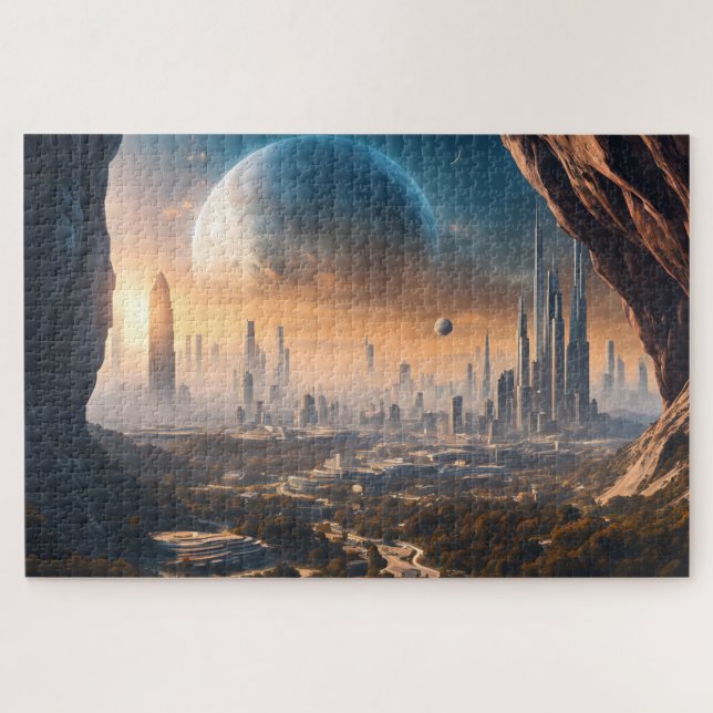 The City of the Sky Jigsaw Puzzle (Horizontal)