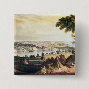 The City of Washington from beyond the Navy 15 Cm Square Badge