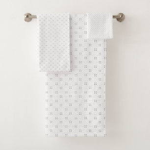 The city of wine, White Bath Towel Set