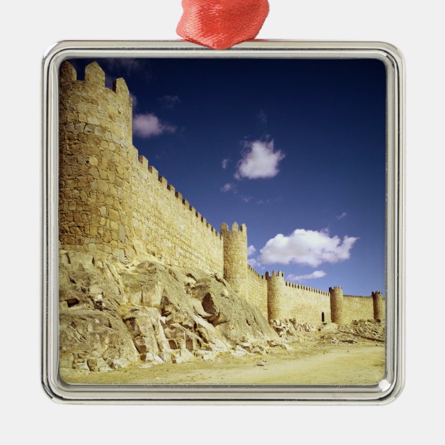 The city walls metal tree decoration (Front)