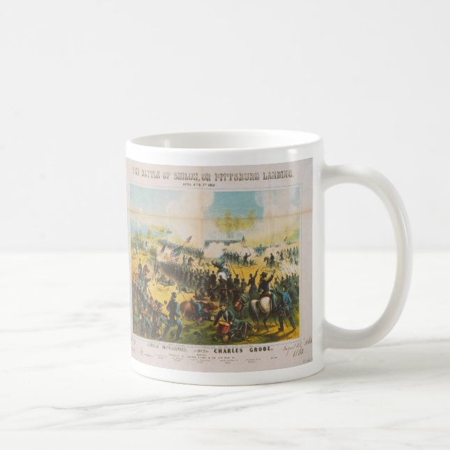 The Civil War Battle of Shiloh Pittsburg Landing Coffee Mug (Right)