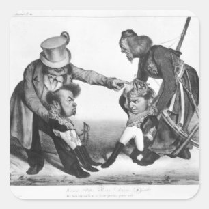 The Civil War in Portugal Square Sticker