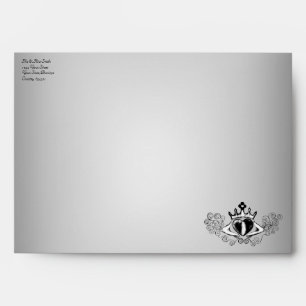 The Claddagh (Black) Envelope