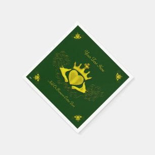 The Claddagh (Gold) Napkin