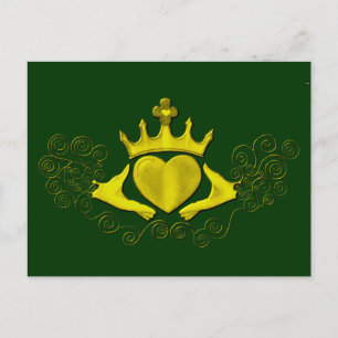 The Claddagh (Gold) Postcard