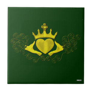 The Claddagh (Gold) Tile