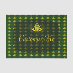 The Claddagh (Gold) Tissue Paper