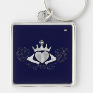 The Claddagh (Silver) Key Ring