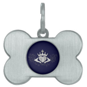 The Claddagh (Silver) Pet Name Tag