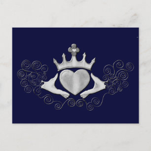 The Claddagh (Silver) Postcard