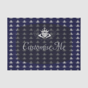 The Claddagh (Silver) Tissue Paper