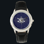 The Claddagh (Silver) Watch<br><div class="desc">The Claddagh's distinctive design features two hands clasping a heart, and usually surmounted by a crown. The elements of this symbol are often said to correspond to the qualities of love (the heart), friendship (the hands), and loyalty (the crown). Often given in ring form, the Claddagh may be used for...</div>