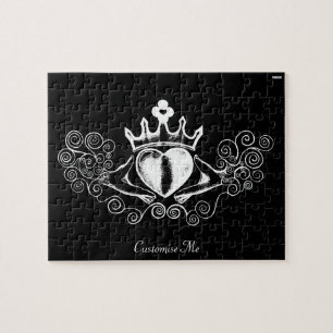 The Claddagh (White) Jigsaw Puzzle