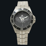 The Claddagh (White) Watch<br><div class="desc">The Claddagh's distinctive design features two hands clasping a heart, and usually surmounted by a crown. The elements of this symbol are often said to correspond to the qualities of love (the heart), friendship (the hands), and loyalty (the crown). Often given in ring form, the Claddagh may be used for...</div>