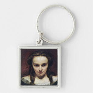 The Clairvoyant or, The Sleepwalker, c.1865 Key Ring