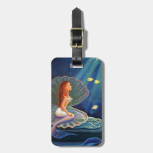 The Clamshell Mermaid - Luggage Tag By Susan Rodio