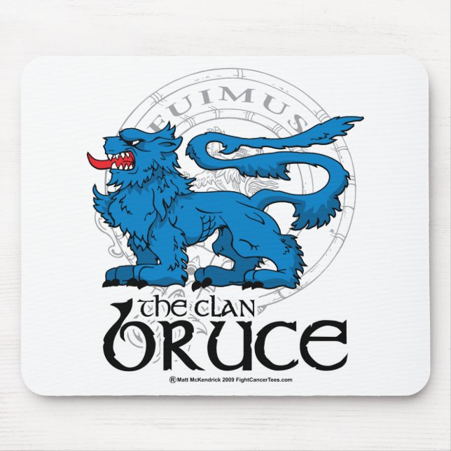 The Clan Bruce Mouse Pad (Front)