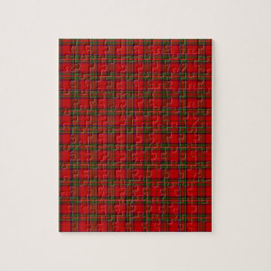 The Clan Steward Tartan Jigsaw Puzzle