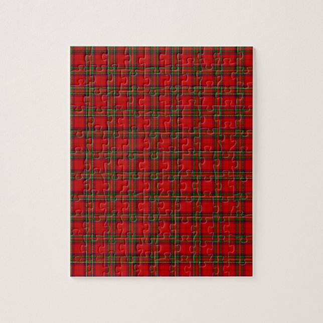 The Clan Steward Tartan Jigsaw Puzzle (Vertical)