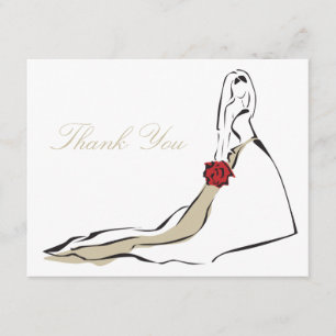 The Classic Bride Thank You Card