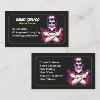 The Classic Cut Barber Business Card