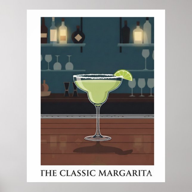 The Classic Margarita Poster (Front)