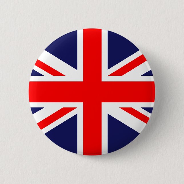The Classic Union Jack 6 Cm Round Badge (Front)