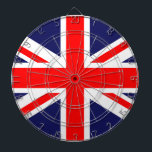 The Classic Union Jack Dartboard<br><div class="desc">The Union Flag, or Union Jack, is the national flag of the United Kingdom. It is so called because it combines the crosses of the three countries united under one Sovereign - the kingdoms of England and Wales, of Scotland and of Ireland (although since 1921 only Northern Ireland has been...</div>