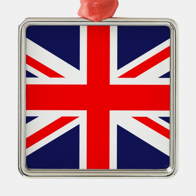 The Classic Union Jack Metal Tree Decoration (Front)