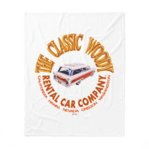 The Classic Woody Rental Car Company Blanket