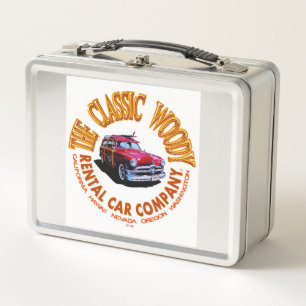 The Classic Woody Rental Car Company Logo Ver2.0  Metal Lunch Box