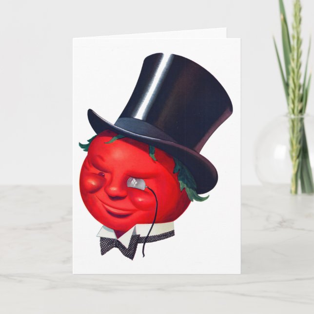 the classy tomato card (Front)