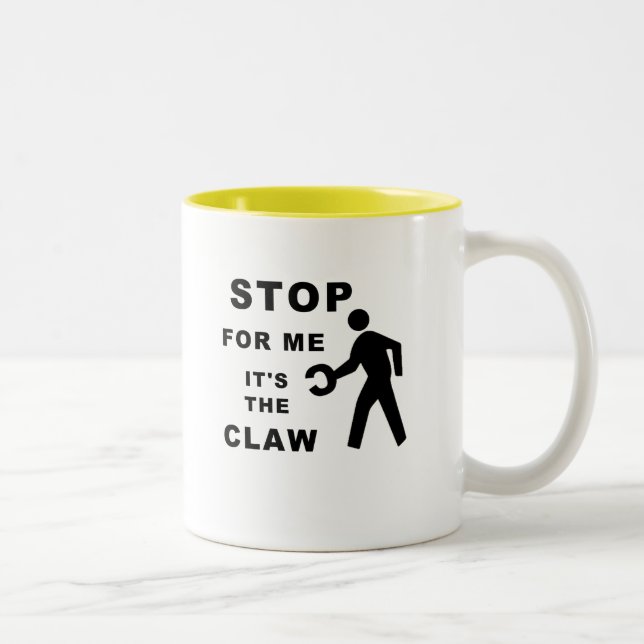 the claw Two-Tone coffee mug (Right)