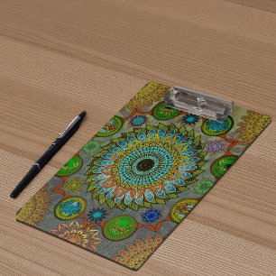 The Claws of Brachyura symbolic mandala art Clipboard