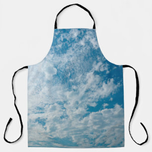 The clear sky during the day when the light passed apron
