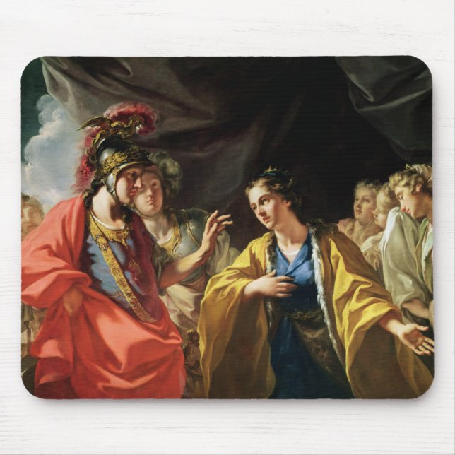 The Clemency of Alexander the Great Mouse Pad (Front)