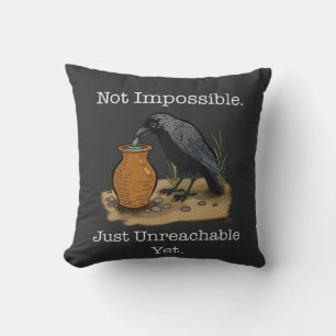 The Clever Crow: Not Impossible Cushion