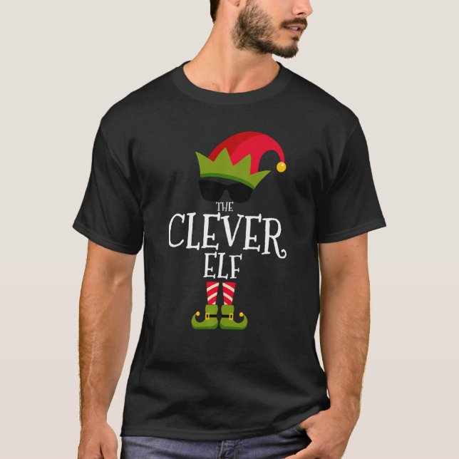 The Clever Elf Costume Matching Family Group Chris T-Shirt (Front)