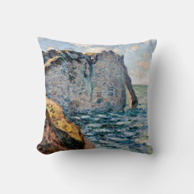 The Cliff of Aval, Monet Cushion (Front)