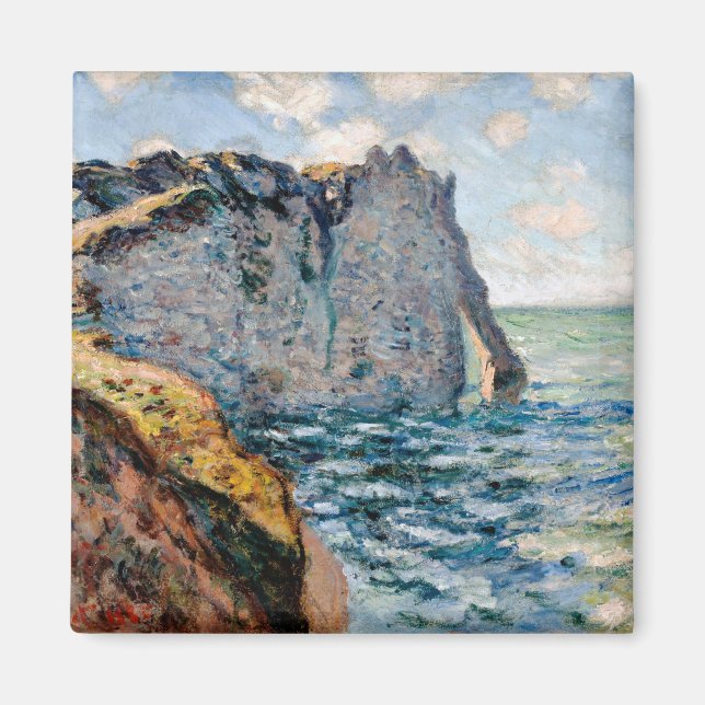 The Cliff of Aval, Monet Magnet (Front)