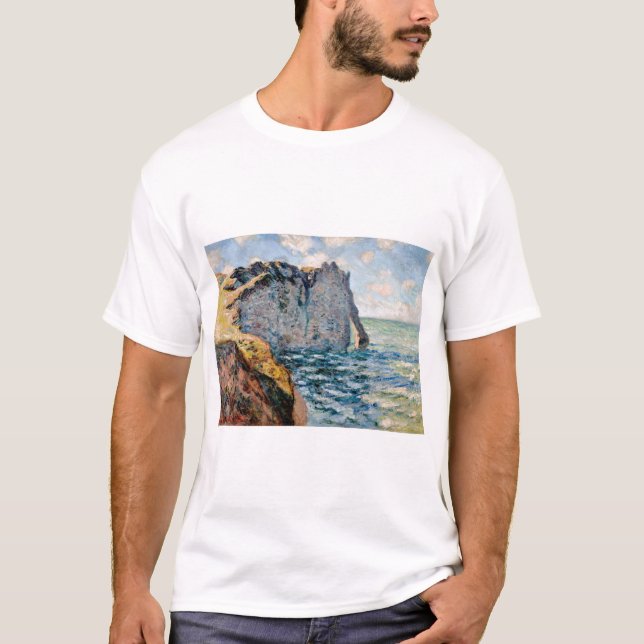 The Cliff of Aval, Monet T-Shirt (Front)