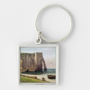 The Cliffs at Etretat, 1869 Key Ring
