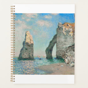 The Cliffs at Etretat 1885 by Claude Monet Planner