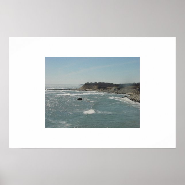 The Cliffs at Manomet Point, Plymouth, MA Poster (Front)