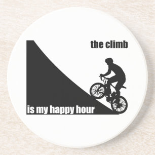 The Climb Is My Happy Hour Coaster