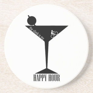 The Climb Is My Happy Hour Coaster