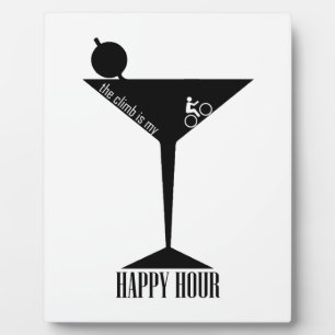 The Climb Is My Happy Hour Plaque